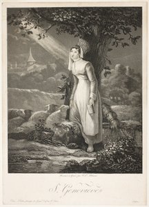 Saint Genevieve by Philibert Louis Debucourt