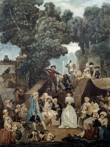 Wedding at castle by Philibert Louis Debucourt