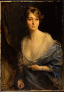 Portrait of Sydney Bowles, Lady Redesdale by Philip Alexius de Laszlo