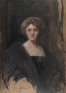 Portrait of the Viscountess Lee of Fareham (recto)
