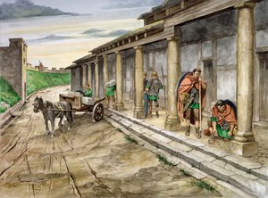 Housesteads Roman Fort, 2nd century by Philip Corke