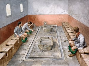 Roman latrine, 2nd century, c. 1990-2010
