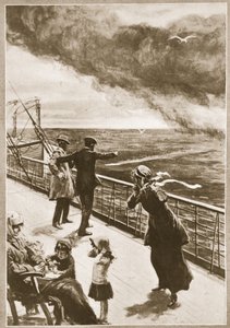Murder on the High Seas: First sight of the Torpedo by Philip Dadd