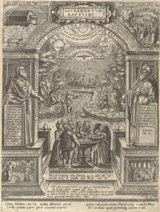 Baptism, from the series The Seven Sacraments, 1576 by Philip Galle
