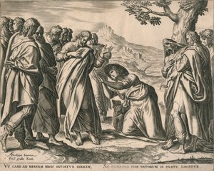 Christ and the Woman of Canaan by Philip Galle