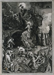The Resurrection of Christ by Philip Galle