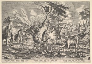 The Triumph of Time, 1574 by Philip Galle