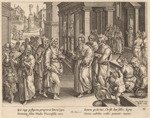 Saint Paul Disputes the Sorcerer