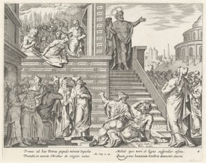 Saint Peter Speaks to the People about Christ
