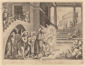 The Apostles Delivered from Prison by an Angel