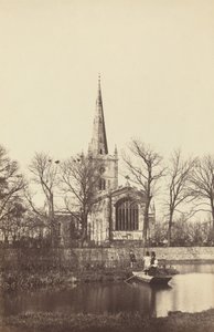 Church from a River Bank