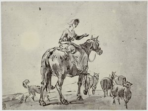 Gilpin, The Shepherdess by Philip Henry Delamotte