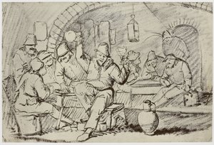 Hemskirk [Van Heemskerck?], Boors Carousing by Philip Henry Delamotte