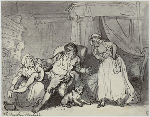 Thomas Rowlandson, The Drunken Husband