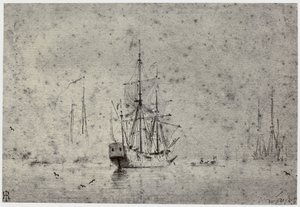 Willem van der Velde, Shipping