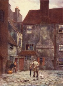 Back of Queens Head Inn, Southwark by Philip Norman