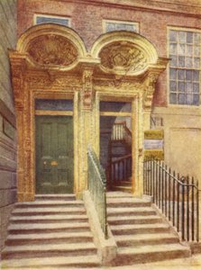 Doorways of Nos 1 and 2 Laurence Poultney Hill
