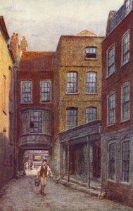 Gateway and Entrance of White Horse Inn, Fetter Lane, 1898 by Philip Norman