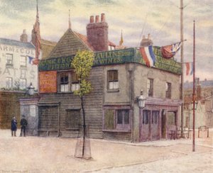 Vine Tavern, Mile End, looking East by Philip Norman