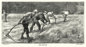 The Mowers by Philip Richard (after) Morris