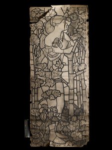 Cartoon for a Stained Glass Window of Eve