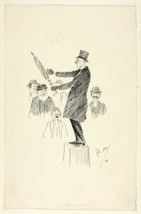 A Stump Orator by Philip William May