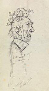 Caricature Portrait of Gladstone by Philip William May