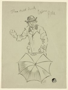 Three Card Trick, Epsom by Philip William May