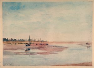 Stranded Fishing Boats, Maldon by Philip Wilson Steer