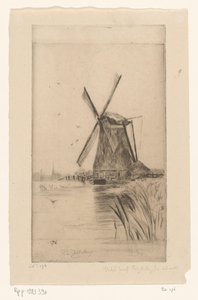 Mill in landscape