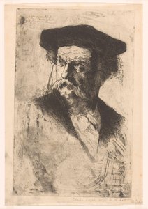 Portrait of a man by Philip Zilcken (signed by artist)