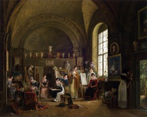 Interior of the Studio of Van Dael and His Students at the Sorbonne