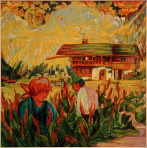 Peasant Couple in the Garden