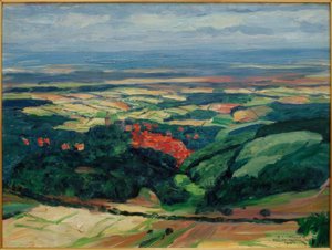 View over Kronberg into the Main Plain by Philipp Franck