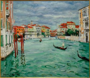 Canal with Gondolas