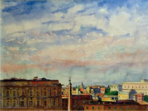 Clouds over Rome