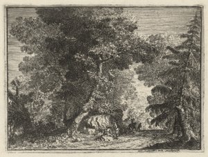 A Road through the Woods by Philipp Hieronymus Brinckmann