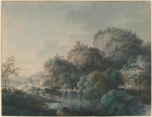 The Ruins of the Monastery of Oybin in the Zittau Mountains