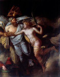 French Revolution: “The triumph of the French people on August 10” Allegory of the day of August 10 by Philippe Auguste Hennequin