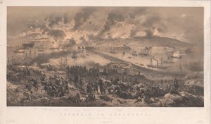 Fire of Sevastopol. Retreat of the Russians on the North Coast by Philippe Benoist