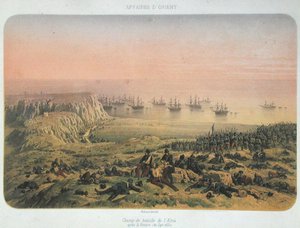 The Battlefield at Alma after the Victory, 20th September 1854 by Philippe Benoist