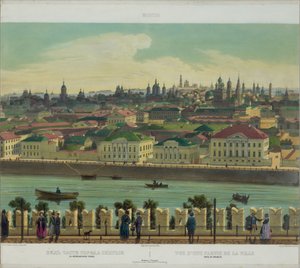 View of Zamoskvorechye from the Kremlin Wall from a panoramic view of Moscow in 10 parts