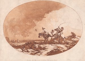 A Windy Day by Philippe Jacques de Loutherbourg