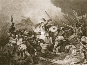 The Battle of Hastings by Philippe Jacques de Loutherbourg