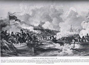The Landing of British Troops in Egypt in 1801 by Philippe Jacques de Loutherbourg
