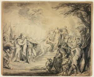 Sacrifice of Iphigenia by Philippe Joseph Tassaert