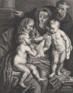 The Holy Family with Saint Elizabeth and the infant Saint John the Baptist, ca. 1615-75