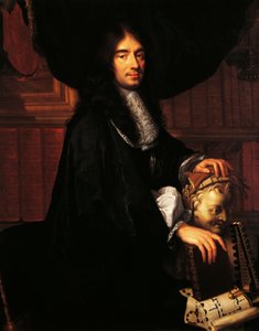 Portrait of Charles Perrault by Philippe Lallemand