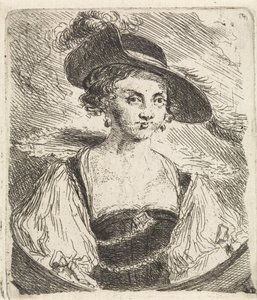Portrait of Helena Fourment by Philippe Lambert Joseph Spruyt