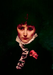 Portrait of Comedian Sarah-Henriette Bernard (Detail) by Philippe Parrot